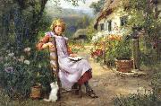 Henry John Yeend King In the Garden oil on canvas